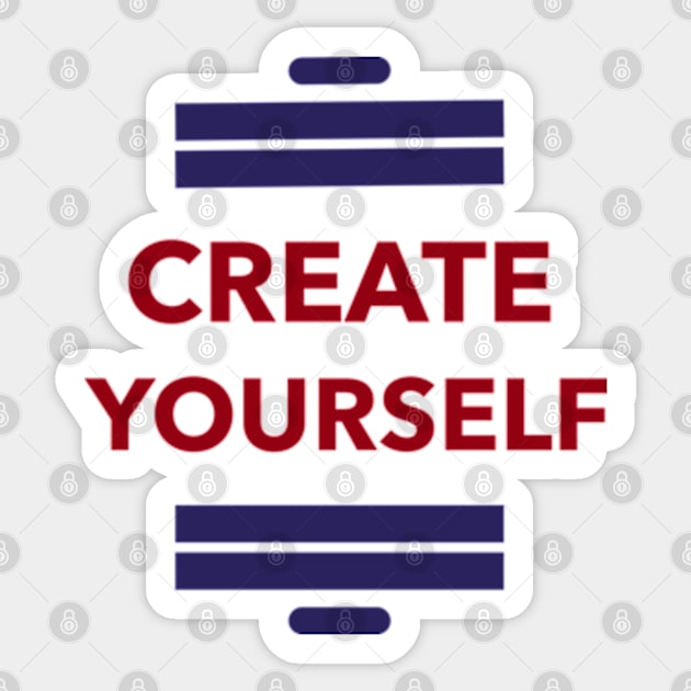 Create Yourself Sticker by SPIRITY